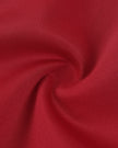 Stretch knit fabric detail of the Athlesi TrackLine Retro Shorts in red and white