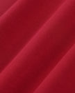 Soft cotton blend fabric texture of the Athlesi TrackLine Retro Tank in red and white