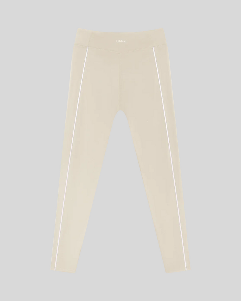 TrackLine Riviera Leggings in light apricot back view