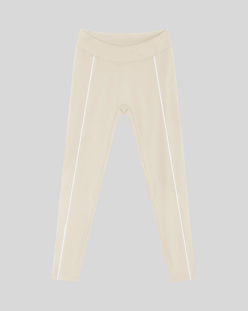 TrackLine Riviera Leggings in light apricot front view