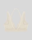 TrackLine Riviera Sports Bra in light apricot back view