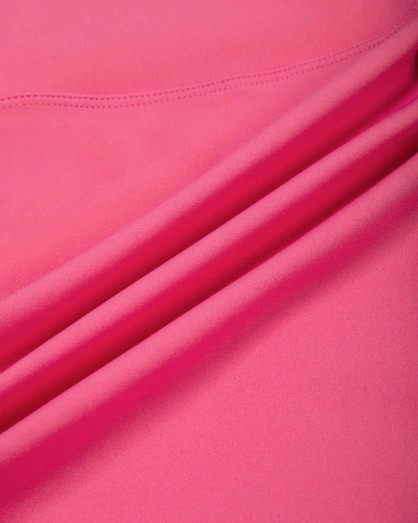 Smooth stretch performance fabric detail of TrackLine Sculpt Leggings