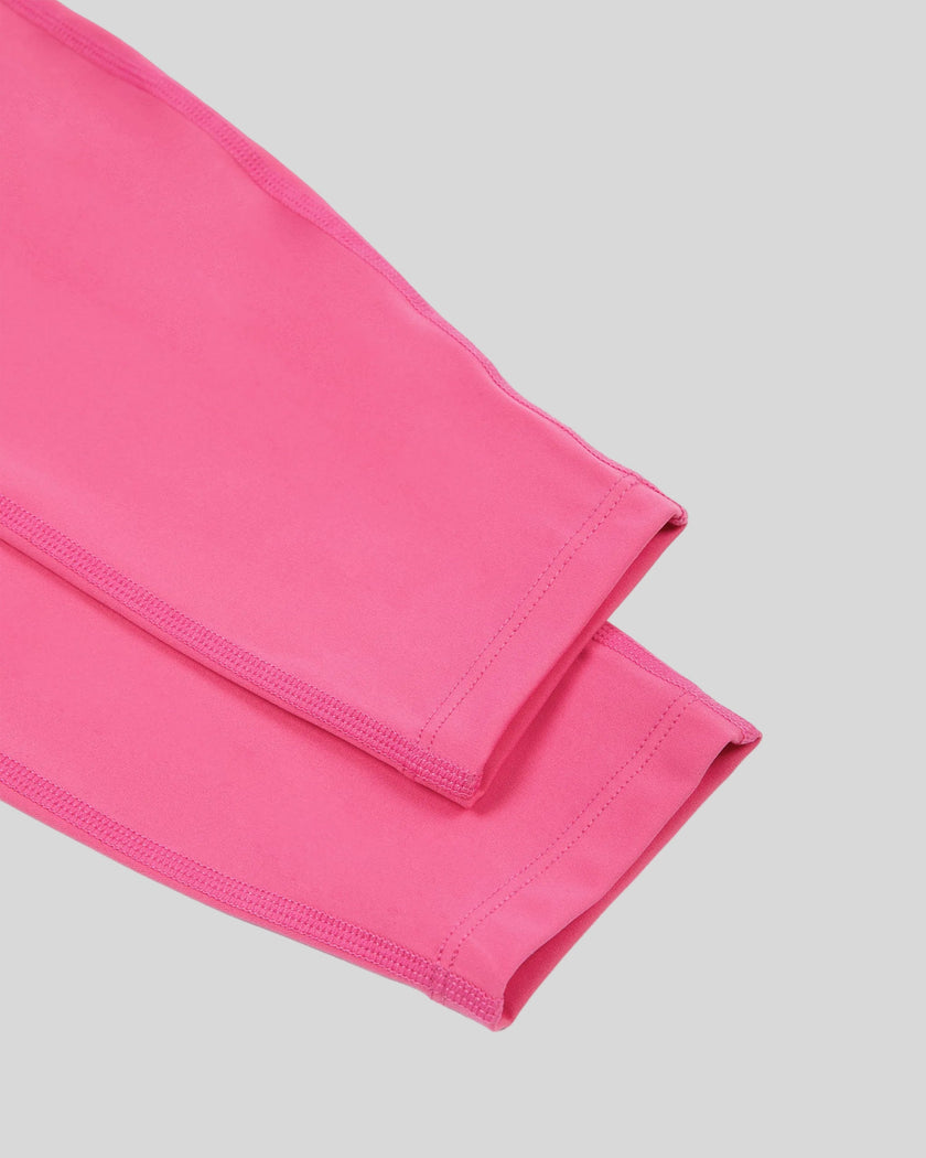 Ankle hem closeup of TrackLine Sculpt Leggings with clean athletic finish