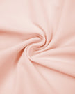 Detailed view of stretch knit construction on TrackLine Synergy Leggings in Light Pink