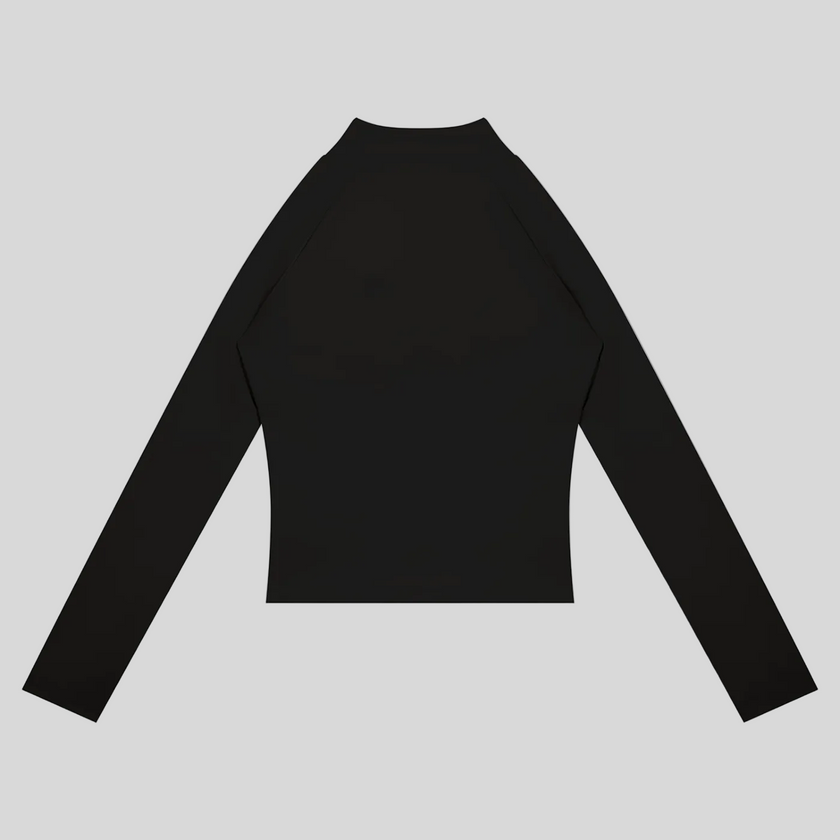 TrackLine Synergy Performance Jacket in Black, back view