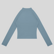 TrackLine Synergy Performance Jacket in Gray Blue, back view