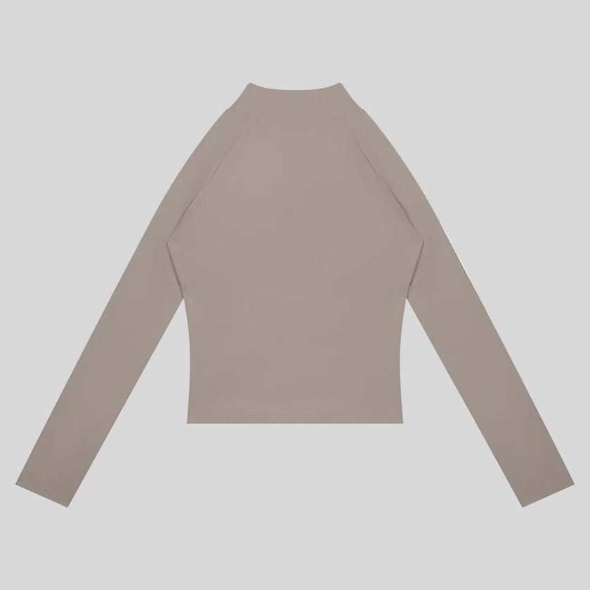 TrackLine Synergy Performance Jacket in Gray Purple, back view