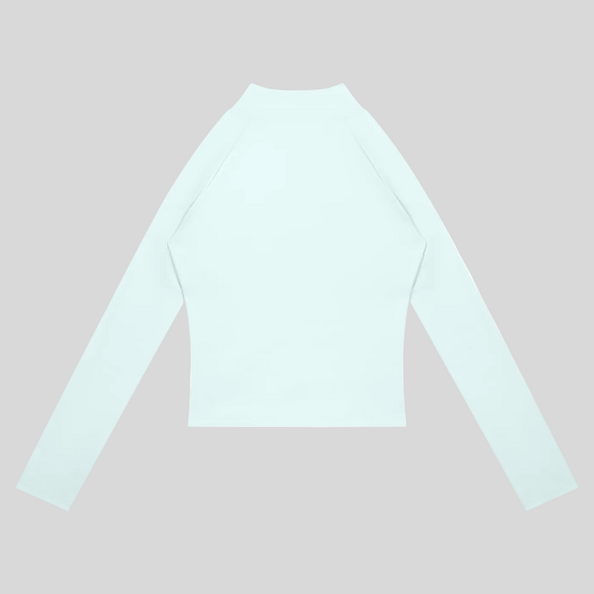 TrackLine Synergy Performance Jacket in Light Blue, back view