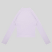 TrackLine Synergy Performance Jacket in Light Purple, back view