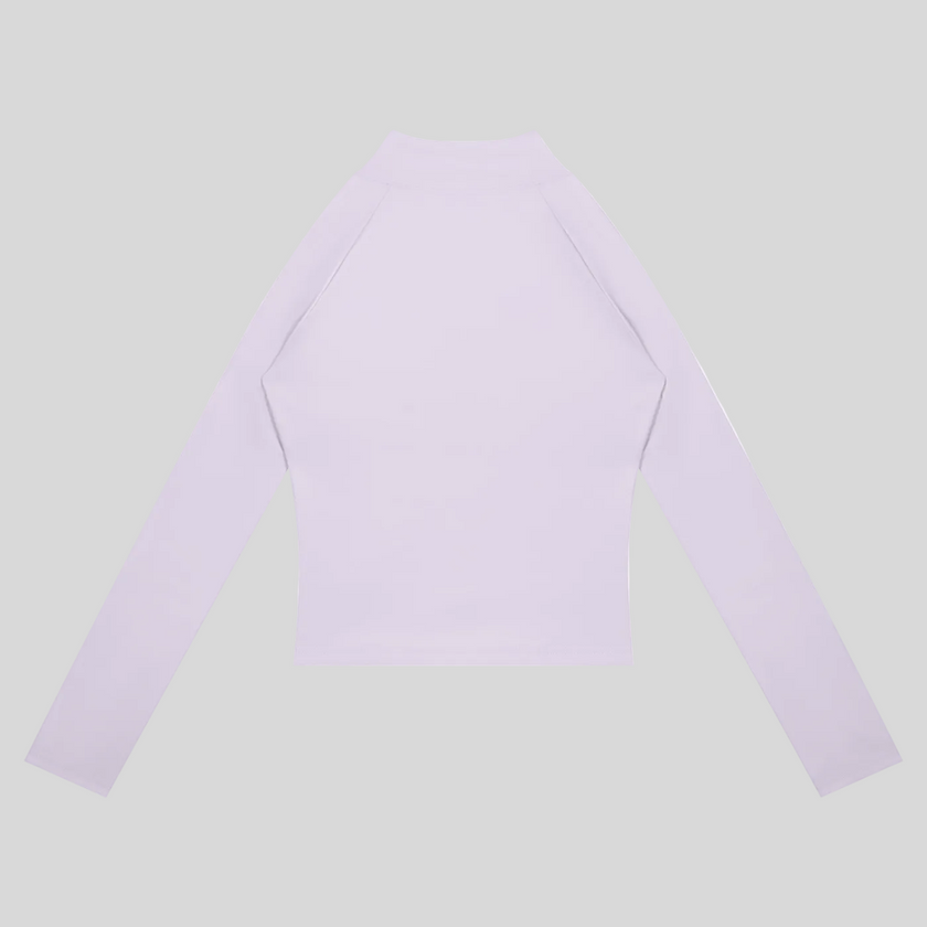 TrackLine Synergy Performance Jacket in Light Purple, back view