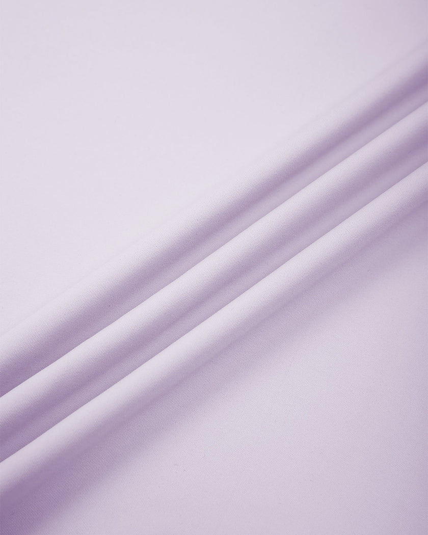 Close-up of smooth stretch fabric on TrackLine Synergy Performance Jacket in Light Purple