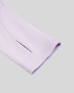 Close-up of thumbhole sleeve cuff on TrackLine Synergy Performance Jacket in Light Purple