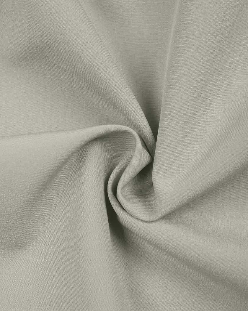 Detailed view of stretch fabric construction on TrackLine Synergy Performance Shorts in Light Gray and Light Blue