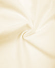Detailed view of stretch fabric and contrast stitching on TrackLine Yoga Shorts in apricot