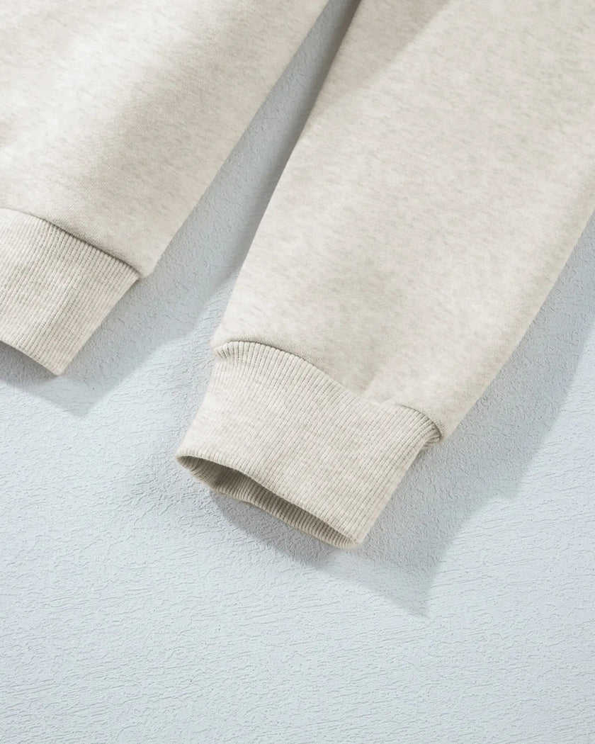 Sleeve close-up highlighting fabric texture of UrbanEase Collared Set