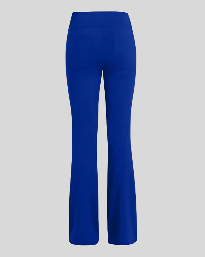 Back 3D view of Athlesi FlexEase Pocket Active Pant in royal blue