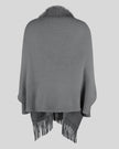 3D product back view of the SoftMotion Layer in charcoal, highlighting the relaxed and flowy design