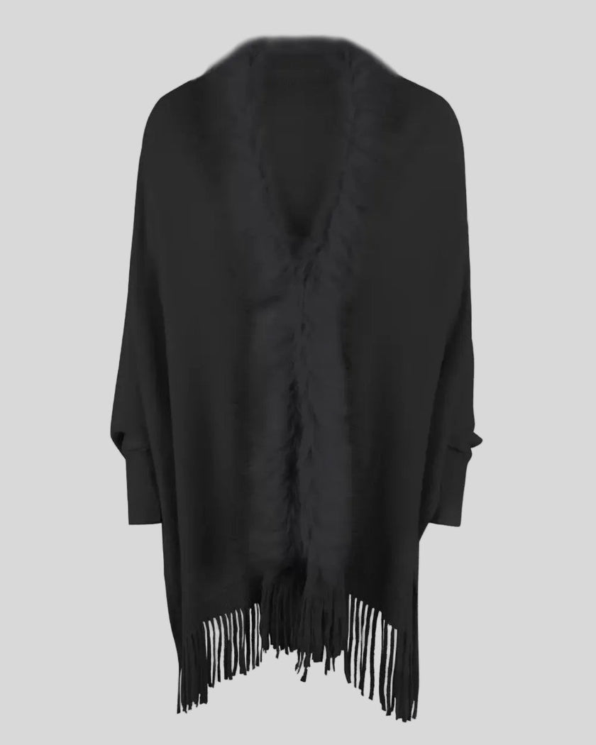 3D product front view of the SoftMotion Layer in black, highlighting the soft, fluid drape