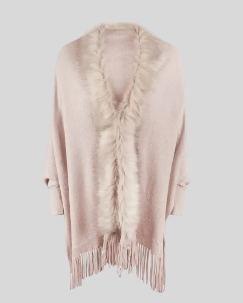 3D product front view of the SoftMotion Layer in blush pink, highlighting the soft, fluid drape