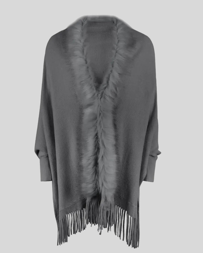 3D product front view of the SoftMotion Layer in charcoal, highlighting the soft, fluid drape