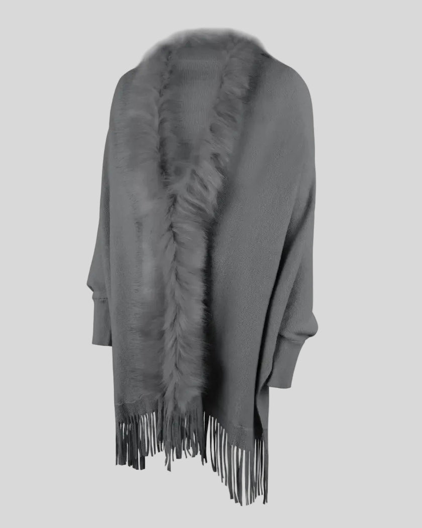 3D product side view of the SoftMotion Layer in charcoal, highlighting the Fringe details